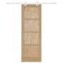 Puerta Deslizante  con Juego de Hardware 73.5x211 cm Madera Maciza Pino | Foro24.es | Tu tienda online para hogar, jardín y más Foro24.es