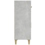 Aparador de madera contrachapada gris hormigón 69,5x34x89 cm de vidaXL, Aparadores - Ref: Foro24-812190, Precio: 82,95 €, Des...