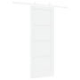 Puerta Deslizante  con Juego de Herrajes Blanca 78x202 cm Madera Maciza de Pino | Foro24.es | Tu tienda online para hogar, jardín y más Foro24.es