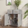 Aparador de madera contrachapada gris hormigón 69,5x34x89 cm de vidaXL, Aparadores - Ref: Foro24-812190, Precio: 82,95 €, Des...