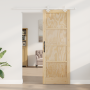 Puerta corrediza  con juego de herrajes 78x211 cm de pino sólido | Foro24.es | Tu tienda online para hogar, jardín y más Foro24.es