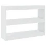 Weißes Regal/Raumteiler 100x30x72 cm von vidaXL, Bücherregale und Regale - Ref: Foro24-811736, Preis: 69,94 €, Rabatt: %