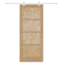 Puerta Deslizante  con Juego de Hardware 83x202 cm Madera Maciza de Pino | Foro24.es | Tu tienda online para hogar, jardín y más Foro24.es