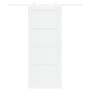 Puerta Deslizante  con Juego de Herrajes Blanca 83x202 cm Madera Maciza de Pino | Foro24.es | Tu tienda online para hogar, jardín y más Foro24.es