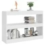 Weißes Regal/Raumteiler 100x30x72 cm von vidaXL, Bücherregale und Regale - Ref: Foro24-811736, Preis: 69,94 €, Rabatt: %