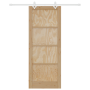 Puerta Corrediza  con Juego de Herrajes 83x211 cm Madera Maciza de Pino | Foro24.es | Tu tienda online para hogar, jardín y más Foro24.es
