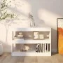 Weißes Regal/Raumteiler 100x30x72 cm von vidaXL, Bücherregale und Regale - Ref: Foro24-811736, Preis: 69,94 €, Rabatt: %