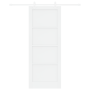 Puerta Deslizante  con Juego de Hardware Blanca 83x211 cm Madera Sólida de Pino | Foro24.es | Tu tienda online para hogar, jardín y más Foro24.es