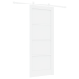 Puerta Deslizante  con Juego de Hardware Blanca 83x211 cm Madera Sólida de Pino | Foro24.es | Tu tienda online para hogar, jardín y más Foro24.es