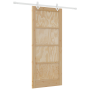 Puerta Deslizante  con Juego de Herrajes 86x198.5 cm de Madera Maciza de Pino | Foro24.es | Tu tienda online para hogar, jardín y más Foro24.es