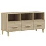 TV-Schrank aus eichenfarbenem Sperrholz, 102 x 36 x 50 cm von vidaXL, TV-Möbel - Ref: Foro24-812603, Preis: 70,93 €, Rabatt: %