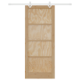 Puerta Deslizante  con Set de Herrajes 86x211 cm de Madera Maciza de Pino | Foro24.es | Tu tienda online para hogar, jardín y más Foro24.es