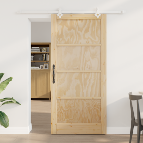 Puerta Deslizante con Juego de Hardware 93x202 cm