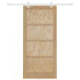 Puerta Deslizante  con Juego de Hardware 93x202 cm de Madera Sólida de Pino | Foro24.es | Tu tienda online para hogar, jardín y más Foro24.es