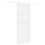 Puerta Deslizante  con Juego de Accesorios Blanca 86x211 cm Madera Maciza de Pino | Foro24.es | Tu tienda online para hogar, jardín y más Foro24.es