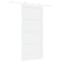 Puerta Deslizante  con Juego de Herrajes Blanca 93x202 cm de Madera Maciza de Pino | Foro24.es | Tu tienda online para hogar, jardín y más Foro24.es
