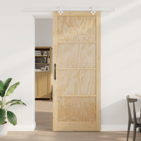 Puerta Deslizante con Juego de Accesorios 93x232