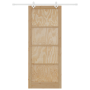 Puerta Deslizante  con Juego de Accesorios 93x232 cm de Madera Maciza de Pino | Foro24.es | Tu tienda online para hogar, jardín y más Foro24.es