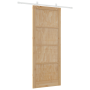 Puerta Deslizante  con Juego de Accesorios 93x232 cm de Madera Maciza de Pino | Foro24.es | Tu tienda online para hogar, jardín y más Foro24.es