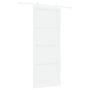 Puerta Deslizante  con Set de Hardware Blanca 93x232 cm Madera Maciza Pino | Foro24.es | Tu tienda online para hogar, jardín y más Foro24.es