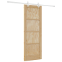 Puerta Deslizante  con Juego de Herrajes 73.5x198.5 cm de Madera de Pino Maciza | Foro24.es | Tu tienda online para hogar, jardín y más Foro24.es