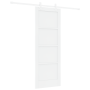 Puerta Deslizante  con Juego de Herrajes Blanca 73.5x198.5 cm Madera Maciza de Pino | Foro24.es | Tu tienda online para hogar, jardín y más Foro24.es