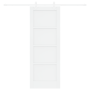 Puerta Deslizante  con Juego de Herrajes Blanca 73.5x198.5 cm Madera Maciza de Pino | Foro24.es | Tu tienda online para hogar, jardín y más Foro24.es