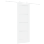 Puerta Deslizante  con Juego de Herrajes Blanca 73.5x198.5 cm Madera Maciza de Pino | Foro24.es | Tu tienda online para hogar, jardín y más Foro24.es