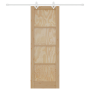 Puerta Deslizante  con Juego de Hardware 73.5x211 cm Madera Maciza de Pino | Foro24.es | Tu tienda online para hogar, jardín y más Foro24.es