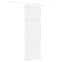 Puerta Corredera  con Set de Hardware Blanco 73.5x211 cm Madera Maciza de Pino | Foro24.es | Tu tienda online para hogar, jardín y más Foro24.es