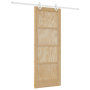 Puerta Deslizante  con Juego de Herrajes 78x202 cm Madera Sólida de Pino | Foro24.es | Tu tienda online para hogar, jardín y más Foro24.es