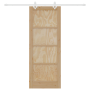 Puerta Deslizante  con Juego de Herrajes 78x202 cm Madera Sólida de Pino | Foro24.es | Tu tienda online para hogar, jardín y más Foro24.es