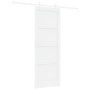 Puerta Deslizante  con Hardware Blanca 78x211 cm Madera Maciza de Pino | Foro24.es | Tu tienda online para hogar, jardín y más Foro24.es