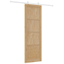 Puerta deslizante  con juego de hardware 78x232 cm Madera maciza de pino | Foro24.es | Tu tienda online para hogar, jardín y más Foro24.es