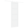 Puerta corrediza  con juego de herrajes blanca 78x232 cm de madera sólida de pino | Foro24.es | Tu tienda online para hogar, jardín y más Foro24.es