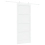 Puerta Deslizante  con Juego de Herrajes Blanca 83x202 cm Madera de Pino Maciza | Foro24.es | Tu tienda online para hogar, jardín y más Foro24.es