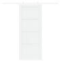 Puerta Deslizante  con Juego de Herrajes Blanca 83x202 cm Madera de Pino Maciza | Foro24.es | Tu tienda online para hogar, jardín y más Foro24.es