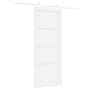 Puerta Deslizante  con Juego de Herrajes Blanca 83x202 cm Madera de Pino Maciza | Foro24.es | Tu tienda online para hogar, jardín y más Foro24.es