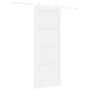 Puerta Deslizante  con Juego de Herrajes Blanca 83x211 cm de Madera Sólida de Pino | Foro24.es | Tu tienda online para hogar, jardín y más Foro24.es