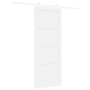 Puerta Deslizante  con Juego de Herrajes Blanca 83x211 cm de Madera Sólida de Pino | Foro24.es | Tu tienda online para hogar, jardín y más Foro24.es