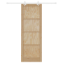 Puerta deslizante  con juego de herrajes 83x232 cm Madera maciza de pino | Foro24.es | Tu tienda online para hogar, jardín y más Foro24.es