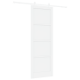 Puerta Deslizante  con Juego de Hardware Blanca 83x232 cm Madera Maciza de Pino | Foro24.es | Tu tienda online para hogar, jardín y más Foro24.es