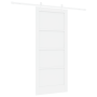 Puerta Deslizante  con Juego de Hardware Blanco 86x198.5 cm Madera Sólida de Pino | Foro24.es | Tu tienda online para hogar, jardín y más Foro24.es