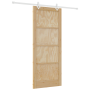 Puerta Deslizante  con Juego de Herrajes 86x211 cm Madera Sólida de Pino | Foro24.es | Tu tienda online para hogar, jardín y más Foro24.es