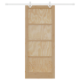 Puerta Deslizante  con Juego de Herrajes 86x211 cm Madera Sólida de Pino | Foro24.es | Tu tienda online para hogar, jardín y más Foro24.es