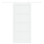 Puerta Deslizante  con Juego de Herrajes Blanca 93x202 cm de Madera Sólida de Pino | Foro24.es | Tu tienda online para hogar, jardín y más Foro24.es