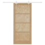 Puerta Deslizante  con Juego de Herrajes 93x211 cm Madera Maciza de Pino | Foro24.es | Tu tienda online para hogar, jardín y más Foro24.es