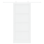 Puerta Deslizante  con Juego de Herrajes Blanca 93x211 cm Madera Maciza de Pino | Foro24.es | Tu tienda online para hogar, jardín y más Foro24.es