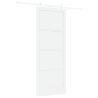 Puerta Deslizante  con Juego de Hardware Blanca 93x232 cm Madera Sólida de Pino | Foro24.es | Tu tienda online para hogar, jardín y más Foro24.es