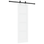 Puerta Deslizante con Juego de Herrajes 'ORKDAL'Madera Sólida Blanca | Foro24.es | Tu tienda online para hogar, jardín y más Foro24.es